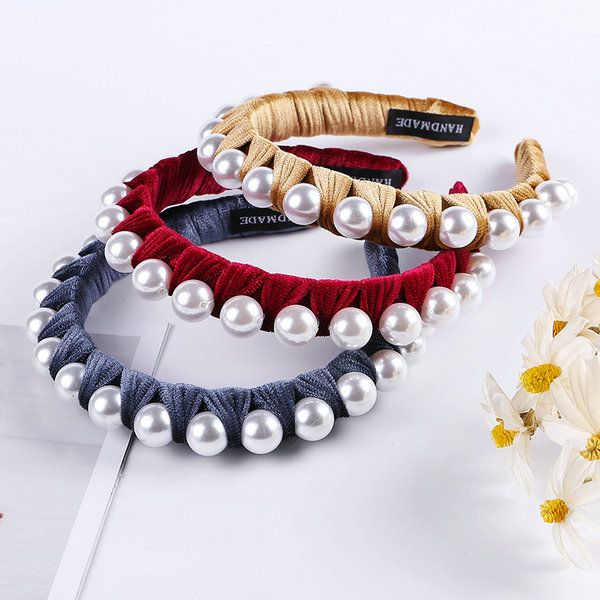 factory direct fashion gold velvet personality pearl hair band elegant female face wash travel makeup hair band hair band headband, Black;brown
factory direct fashion gold velvet personality pearl hair band elegant female face wash travel makeup hair band hair band headband, Black;brown