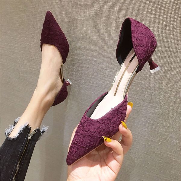 african woman shoe fine heeled shoes pumps beige high heels all-match lace-up 2020 slip om shallow mouth sweet pointed, Black
african woman shoe fine heeled shoes pumps beige high heels all-match lace-up 2020 slip om shallow mouth sweet pointed, Black