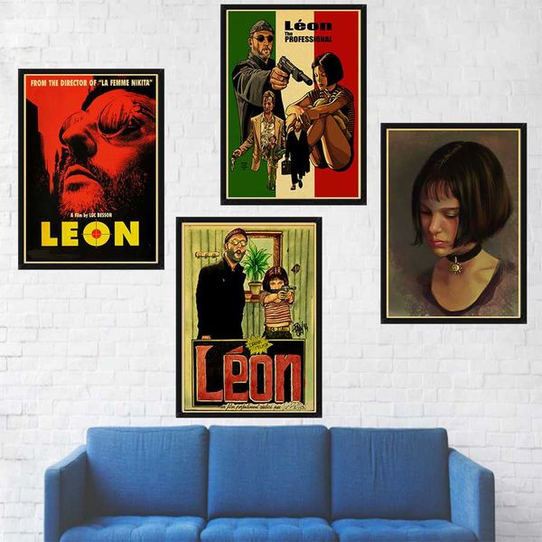 classic movie leon the professional poster home decor wall art kraft paper print painting
classic movie leon the professional poster home decor wall art kraft paper print painting