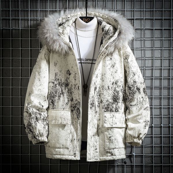 large size hooded cotton jackets trend printed men coat windproof s-5xl black white men's outwear
large size hooded cotton jackets trend printed men coat windproof s-5xl black white men's outwear