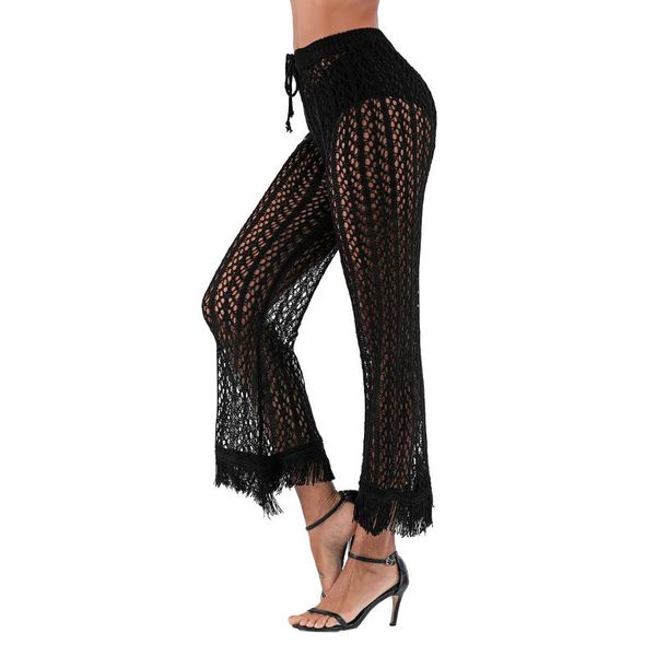 lace hollow out long pants women transparent elastic waist tassel sashes tied beach bohemian pants female 2020 autumn #3, Black;white
lace hollow out long pants women transparent elastic waist tassel sashes tied beach bohemian pants female 2020 autumn #3, Black;white