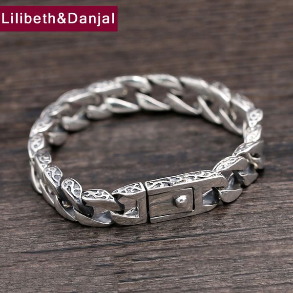 bracelet 100% real 925 sterling silver friendship men jewelry 10mm wide vintage bangle bracelet gift fine jewelry b18, Golden;silver
bracelet 100% real 925 sterling silver friendship men jewelry 10mm wide vintage bangle bracelet gift fine jewelry b18, Golden;silver