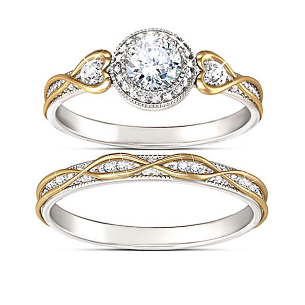 exquisite inlaid zircon two-color ring men and women rings copper silver-plated rhinestones couple ring jewelry engagement, Slivery;golden
exquisite inlaid zircon two-color ring men and women rings copper silver-plated rhinestones couple ring jewelry engagement, Slivery;golden