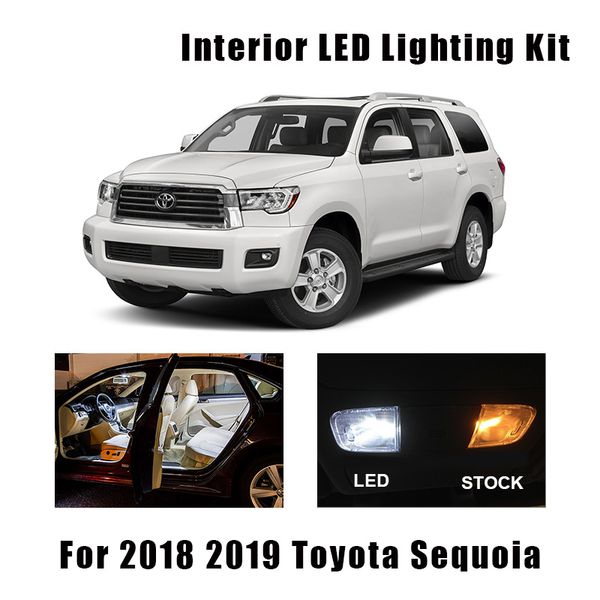14pcs white led interior light error bulbs kit fit for 2018 2019 sequoia map dome trunk cargo door license lamp
14pcs white led interior light error bulbs kit fit for 2018 2019 sequoia map dome trunk cargo door license lamp