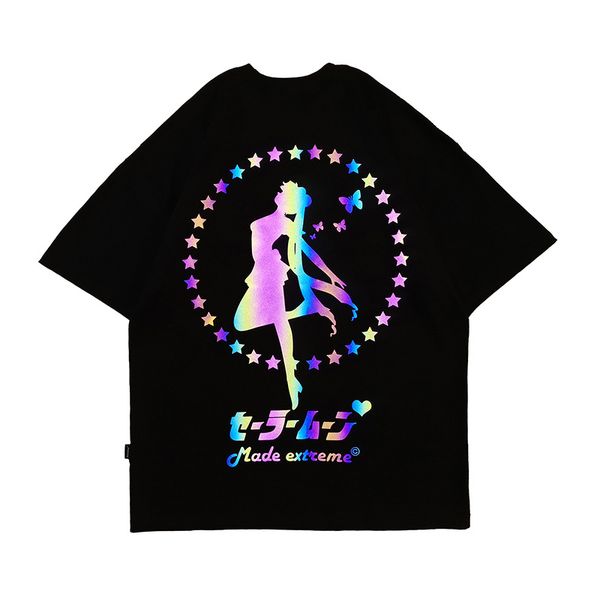 tide brand designer men luxury2020 spring and summer new origional national fashion pretty girl warrior reflective printing loose couple sho, White;black
tide brand designer men luxury2020 spring and summer new origional national fashion pretty girl warrior reflective printing loose couple sho, White;black