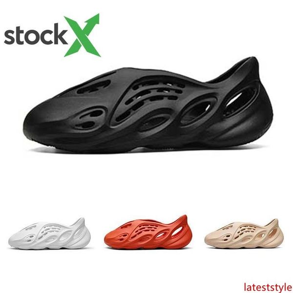 stock x foam runner kanye west clog sandal triple black white fashion slipper women mens tainers designer beach sandals slip-on shoes
stock x foam runner kanye west clog sandal triple black white fashion slipper women mens tainers designer beach sandals slip-on shoes