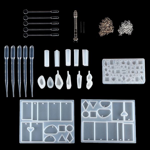 Handmade Resin Casting Molds Kit Silicone Mold Making Jewelry Pendant Mould Craft DIY Set
Handmade Resin Casting Molds Kit Silicone Mold Making Jewelry Pendant Mould Craft DIY Set