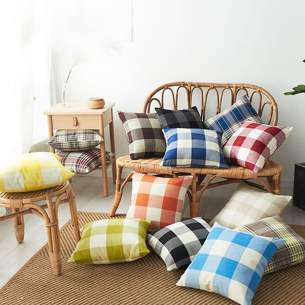 new plaid pillow case linen plain striped pillow cover check pattern pillows covers xmas square tartan car pillowcases 14styles t2i5301
new plaid pillow case linen plain striped pillow cover check pattern pillows covers xmas square tartan car pillowcases 14styles t2i5301