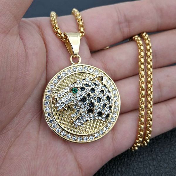 Хип-хоп Neclace из нержавеющей стали Леопард PendantsNecklace для мужчин и женщин 24-дюймовый
Хип-хоп Neclace из нержавеющей стали Леопард PendantsNecklace для мужчин и женщин 24-дюймовый