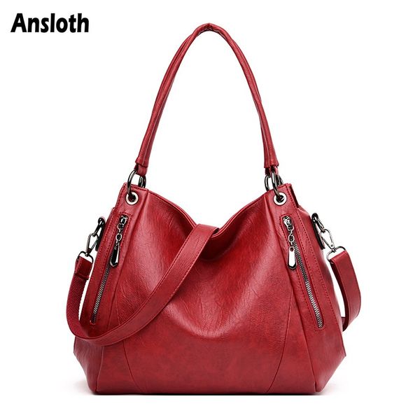 ansloth double zipper handbag shoulder bags for women tote bags retro hobos bag solid color female messenger fashion hps852
ansloth double zipper handbag shoulder bags for women tote bags retro hobos bag solid color female messenger fashion hps852