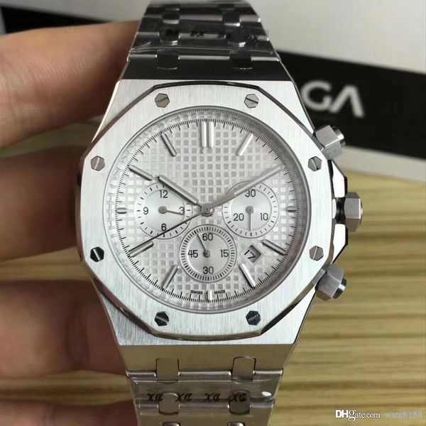 men's luxury royal oak trees 6 needle 41 mm stainless steel case strap tough man multi-functional automatic mechanical watch, Slivery;brown
men's luxury royal oak trees 6 needle 41 mm stainless steel case strap tough man multi-functional automatic mechanical watch, Slivery;brown