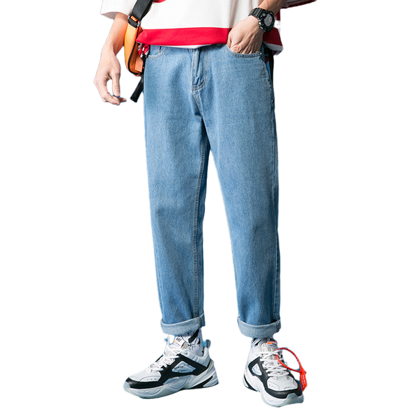 jeans men 2019 cargo elastic waist jean pants clearance tactical denim multi pocket male trouser cargo jeans men, Blue
jeans men 2019 cargo elastic waist jean pants clearance tactical denim multi pocket male trouser cargo jeans men, Blue