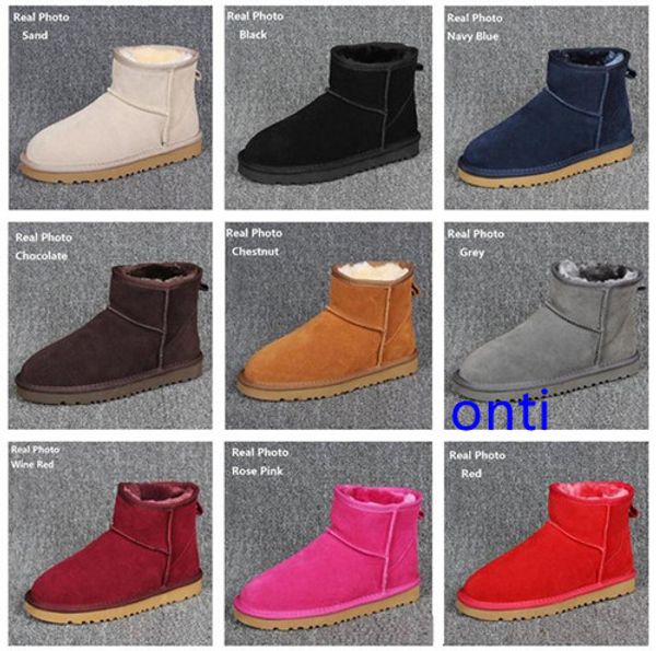 designer boots women snow boots australian style cow suede leather waterproof winter warm ankle boots brand ivg 12 colors, Black
designer boots women snow boots australian style cow suede leather waterproof winter warm ankle boots brand ivg 12 colors, Black