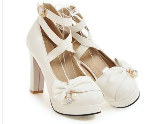 2019 women's shoes in spring and autumn with new style high heel coarse heel round head bowknot waterproof table@9026, Black
2019 women's shoes in spring and autumn with new style high heel coarse heel round head bowknot waterproof table@9026, Black
