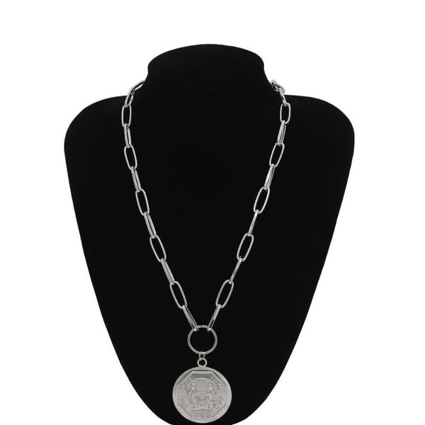new long chain big coin pendant necklace statement hiphop gold/silver chain necklace for women fashion chunky female
new long chain big coin pendant necklace statement hiphop gold/silver chain necklace for women fashion chunky female