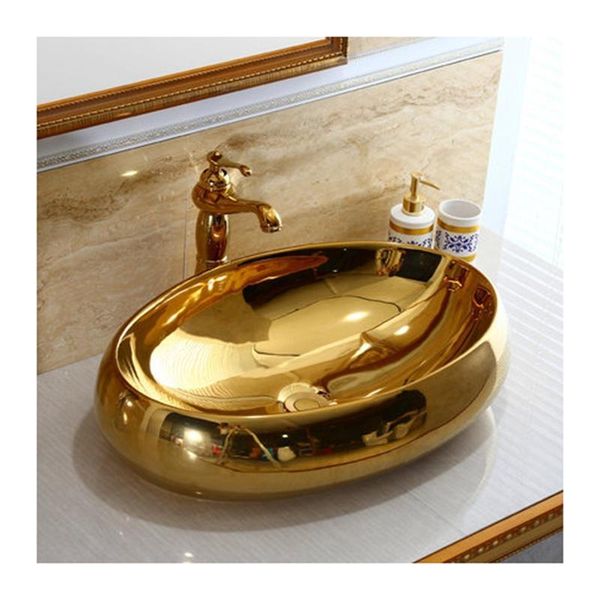 bathroom luxury gold plating color oval art washbowl l pub ceramic handbasin toilet counterwashbasin sink + faucet + drainer
bathroom luxury gold plating color oval art washbowl l pub ceramic handbasin toilet counterwashbasin sink + faucet + drainer