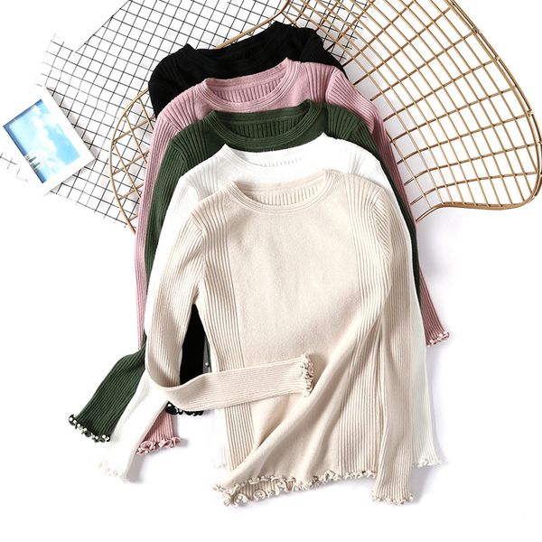 2019 new winter sweater women beading sweater long sleeve knitting casual autumn black split women pullover, White;black
2019 new winter sweater women beading sweater long sleeve knitting casual autumn black split women pullover, White;black