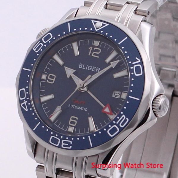 bliger 41mm mechanical mens watch sapphire crystal luminous waterproof calendar automatic gmt wristwatch men, Slivery;brown
bliger 41mm mechanical mens watch sapphire crystal luminous waterproof calendar automatic gmt wristwatch men, Slivery;brown