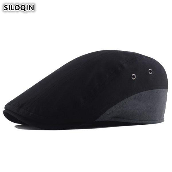 siloqin snapback cap men's cotton berets british breathable fashion youth hats 2019 new adjustable head size panama dad's hat, Blue;gray
siloqin snapback cap men's cotton berets british breathable fashion youth hats 2019 new adjustable head size panama dad's hat, Blue;gray