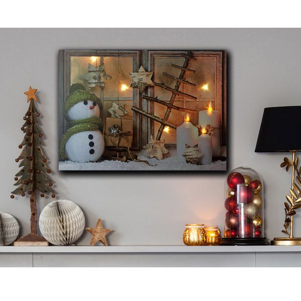 led canvas art wall decor lighted candles with christmas snowman window decoration wall painting picture light up printing
led canvas art wall decor lighted candles with christmas snowman window decoration wall painting picture light up printing