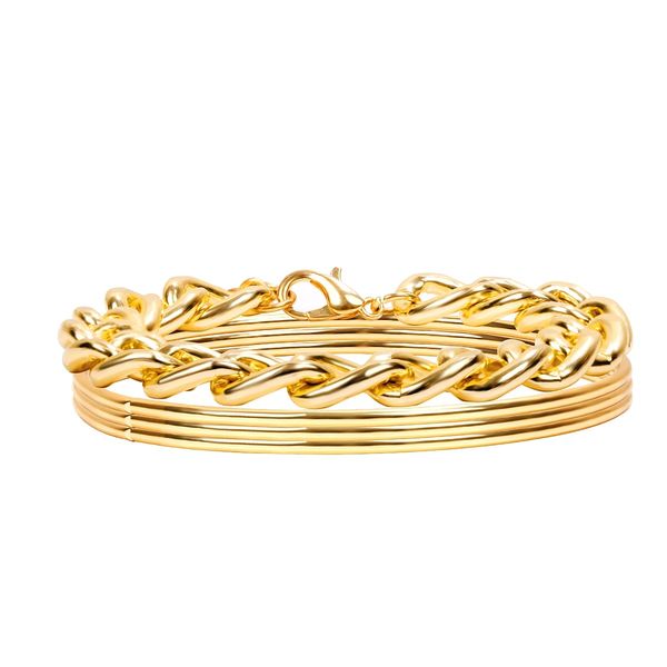 european and american cross-border jewelry fashion wild popular women's jewelry simple smooth thin ring chain combination bracelet wome, Black
european and american cross-border jewelry fashion wild popular women's jewelry simple smooth thin ring chain combination bracelet wome, Black
