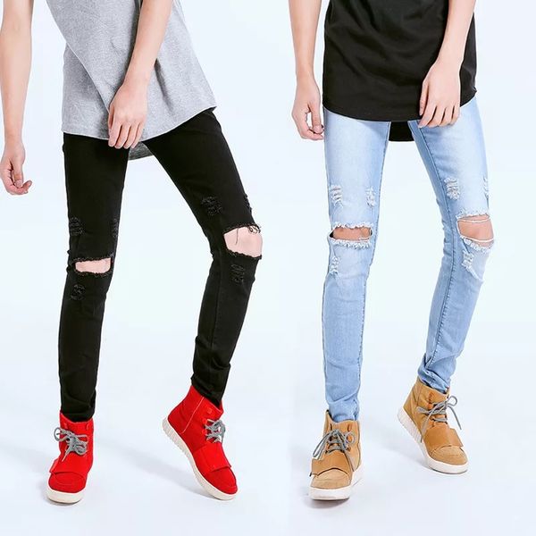 brand designer slim tailoring jeans men men trousers denim jogging pants knee hole wash damaged jeans fashion european and american style, Blue
brand designer slim tailoring jeans men men trousers denim jogging pants knee hole wash damaged jeans fashion european and american style, Blue
