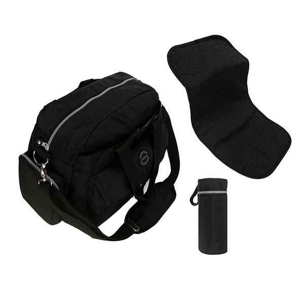 baby infant diaper tote bag portable travel organizer changing pad bottle holder
baby infant diaper tote bag portable travel organizer changing pad bottle holder