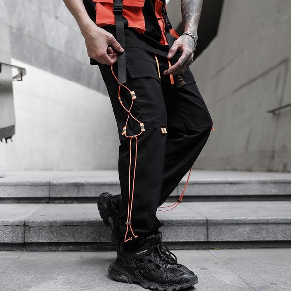 aprilmomo 2020 jogging men's spring and summer overalls streetwear hip-hop casual pockets men's harajuku fashion trousers, Black
aprilmomo 2020 jogging men's spring and summer overalls streetwear hip-hop casual pockets men's harajuku fashion trousers, Black