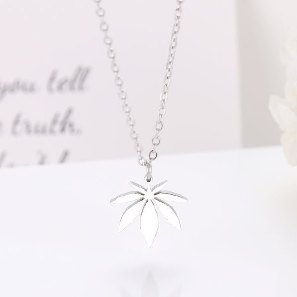 jewelry stainless steel for women fashion maple leaf necklaces pendant necklace gold color necklace engagement jewelry, Silver
jewelry stainless steel for women fashion maple leaf necklaces pendant necklace gold color necklace engagement jewelry, Silver