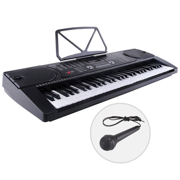 

61 ключей музыка электронная клавиатура электрический пианино орган с микрофоном