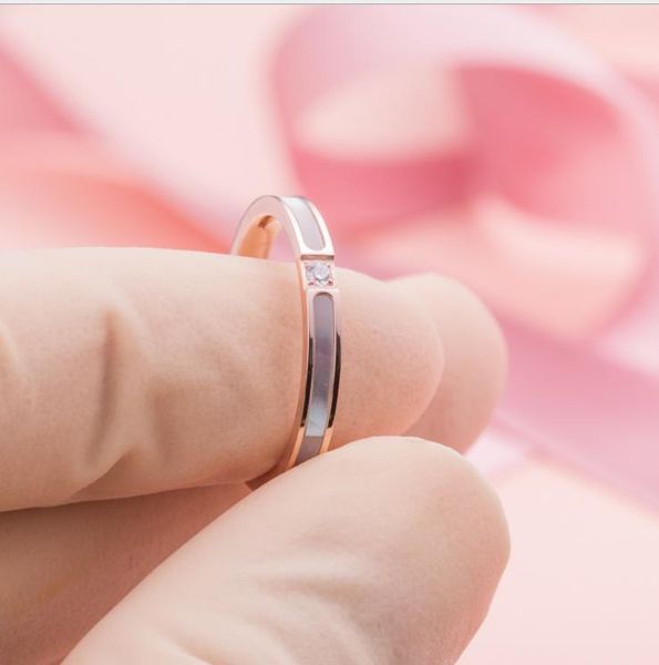korean thin shell single diamond 18k rose gold titanium steel ring female simple ring popular jewelry, Silver
korean thin shell single diamond 18k rose gold titanium steel ring female simple ring popular jewelry, Silver