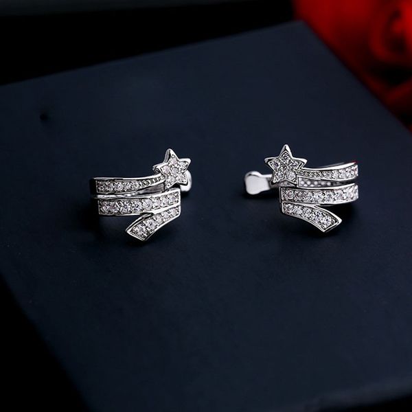 selling 1pc silver star clip earrings for women fashion charm cz zircon crystal ear cuff wrap earrings drop shipping
selling 1pc silver star clip earrings for women fashion charm cz zircon crystal ear cuff wrap earrings drop shipping