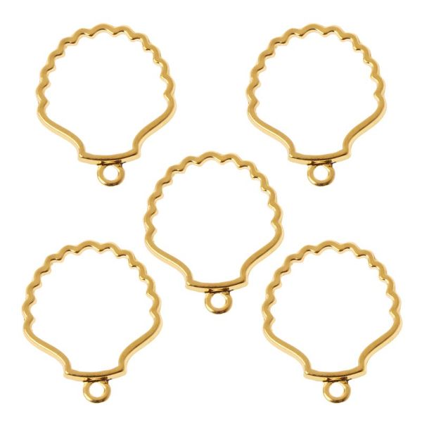 5pcs shell metal frame pendant open bezel blank setting uv resin jewelry diy findings, Blue;slivery
5pcs shell metal frame pendant open bezel blank setting uv resin jewelry diy findings, Blue;slivery