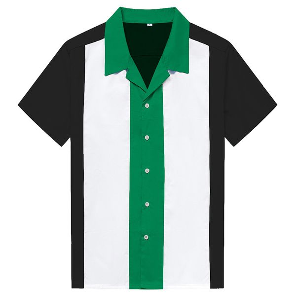 charlie harper shirt vertical striped shirts for men 50s rockabilly shirt button-down cotton shirts short sleeve vintage dress, White;black
charlie harper shirt vertical striped shirts for men 50s rockabilly shirt button-down cotton shirts short sleeve vintage dress, White;black
