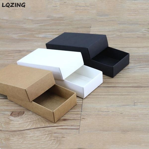 20pcs white kraft paper gift cardboard box craft packaging box black paper gift with lid carton cardboard
20pcs white kraft paper gift cardboard box craft packaging box black paper gift with lid carton cardboard