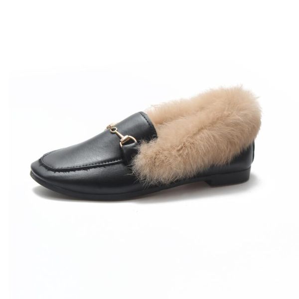 aike asia 2018 winter new ladies fur flat boots plus velvet warm shoes metal buckle warm shoes pu face women's boots, Black
aike asia 2018 winter new ladies fur flat boots plus velvet warm shoes metal buckle warm shoes pu face women's boots, Black