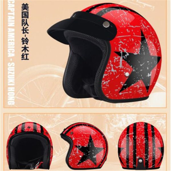 new red motorcycle helmet motorbike retro moto helmet riding cruiser chopper scooter 3/4 open face with bubble visor bye
new red motorcycle helmet motorbike retro moto helmet riding cruiser chopper scooter 3/4 open face with bubble visor bye