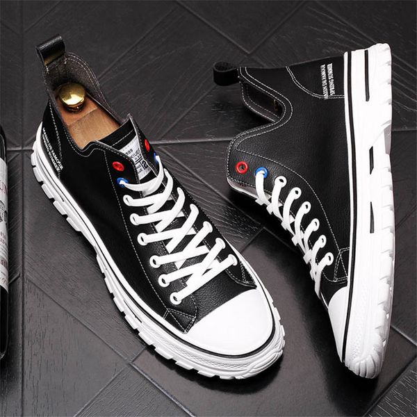 men casual ankle boots spring autumn high men's vulcanize comfortable sneakers walking leisure shoes 6#20d50, Black
men casual ankle boots spring autumn high men's vulcanize comfortable sneakers walking leisure shoes 6#20d50, Black