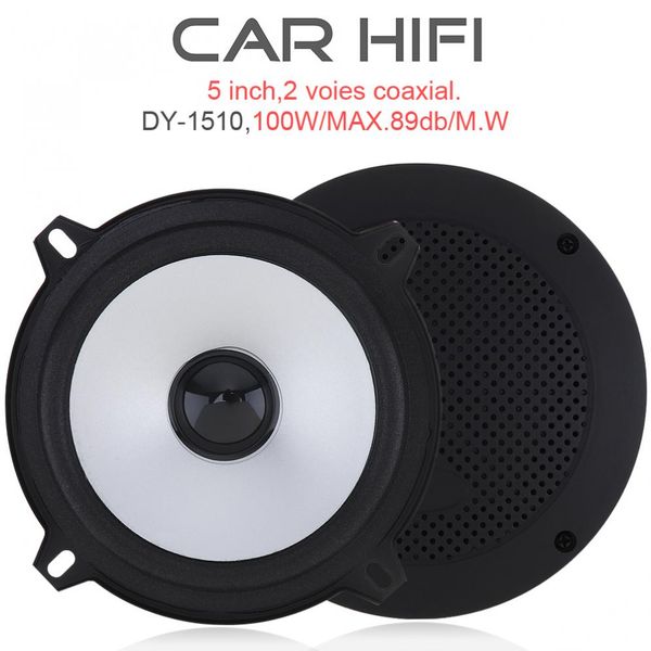 2pcs 5 inch 100w car coaxial speaker automobile car hifi audio full range frequency speaker auto sound loundspeaker
2pcs 5 inch 100w car coaxial speaker automobile car hifi audio full range frequency speaker auto sound loundspeaker