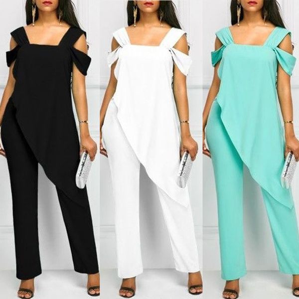 women jumpsuits loose elegant cold shoulder jumpsuit rompers ladies jumpsuit long overalls, Black;white
women jumpsuits loose elegant cold shoulder jumpsuit rompers ladies jumpsuit long overalls, Black;white