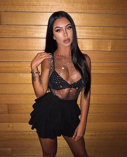 aprilgrass crystal diamond mesh bodycon dress women hollow out fishnet summer beach knee-leng dress transparent party vestidos, White;black
aprilgrass crystal diamond mesh bodycon dress women hollow out fishnet summer beach knee-leng dress transparent party vestidos, White;black
