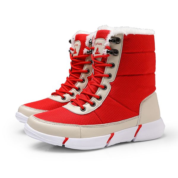 2019 warm casual shoes men winter warm ankle snow boots men waterproof with fur plush sneakers boots lace-up hx-051, Black
2019 warm casual shoes men winter warm ankle snow boots men waterproof with fur plush sneakers boots lace-up hx-051, Black