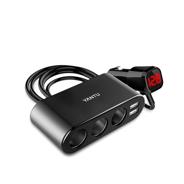 yantu 2usb port 3 way car cigarette lighter socket splitter charger dc 12~24v cigarette lighter socket black with voltmeter lcd
yantu 2usb port 3 way car cigarette lighter socket splitter charger dc 12~24v cigarette lighter socket black with voltmeter lcd