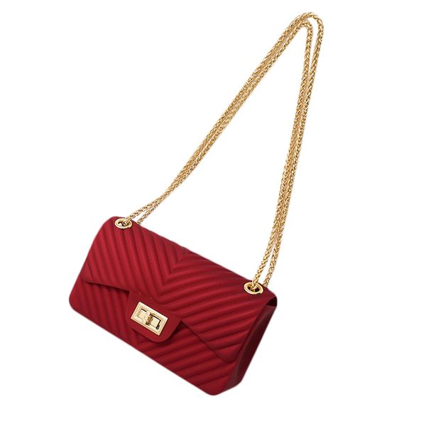summer new female mini chain jelly bag women diamond lattice small flap bag girl casual clutch silicone shoulder bags
summer new female mini chain jelly bag women diamond lattice small flap bag girl casual clutch silicone shoulder bags