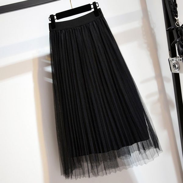 women's tulle plain pleated skirt 2019 new fashion black beige white pink grey mesh midi skirt high waist woman skirts 3 layers
women's tulle plain pleated skirt 2019 new fashion black beige white pink grey mesh midi skirt high waist woman skirts 3 layers