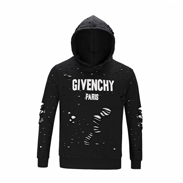 19 brand de igner ummer treet wear weat hirt fa hion men europe giv pari broken hole cotton pullover hooded gy hoodie, Black
19 brand de igner ummer treet wear weat hirt fa hion men europe giv pari broken hole cotton pullover hooded gy hoodie, Black