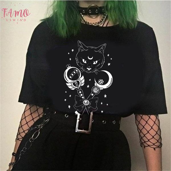 punk gothic women t shirt kawaii cartoon print short sleeve o neck loose tee fashion dark grunge aesthetic t shirt, White
punk gothic women t shirt kawaii cartoon print short sleeve o neck loose tee fashion dark grunge aesthetic t shirt, White