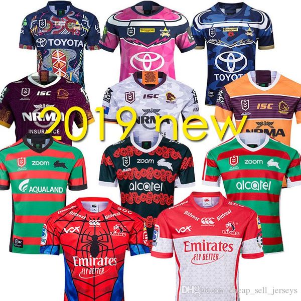 Rabbitohs broncos Brisbane Lions Cowboys Регби Трикотажные изделия 19 20 Южный Сидней АНЗАК Круглый регби Джерси 2019 2020 года Лига регби регби рубашка
Rabbitohs broncos Brisbane Lions Cowboys Регби Трикотажные изделия 19 20 Южный Сидней АНЗАК Круглый регби Джерси 2019 2020 года Лига регби регби рубашка