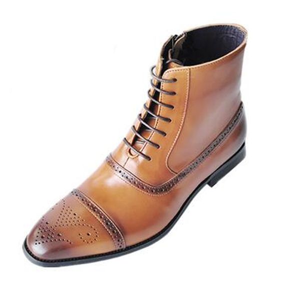 size 39-47 british style brogue mens boots leather ankle boots men side zipper elegant decent mens dress boots botte homme, Black
size 39-47 british style brogue mens boots leather ankle boots men side zipper elegant decent mens dress boots botte homme, Black