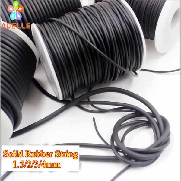 black solid rubber cord/string matte 1.5/2/3/4mm round elastic necklace bracelet diy jewellery wholesale, Black;white
black solid rubber cord/string matte 1.5/2/3/4mm round elastic necklace bracelet diy jewellery wholesale, Black;white